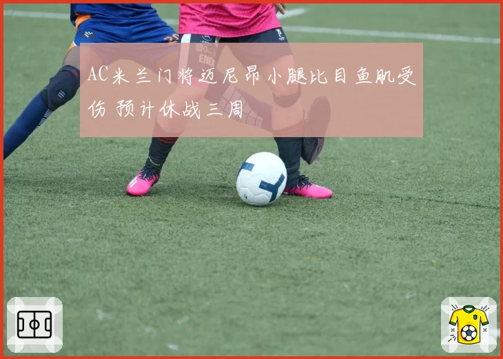 AC米兰门将迈尼昂小腿比目鱼肌受伤 预计休战三周